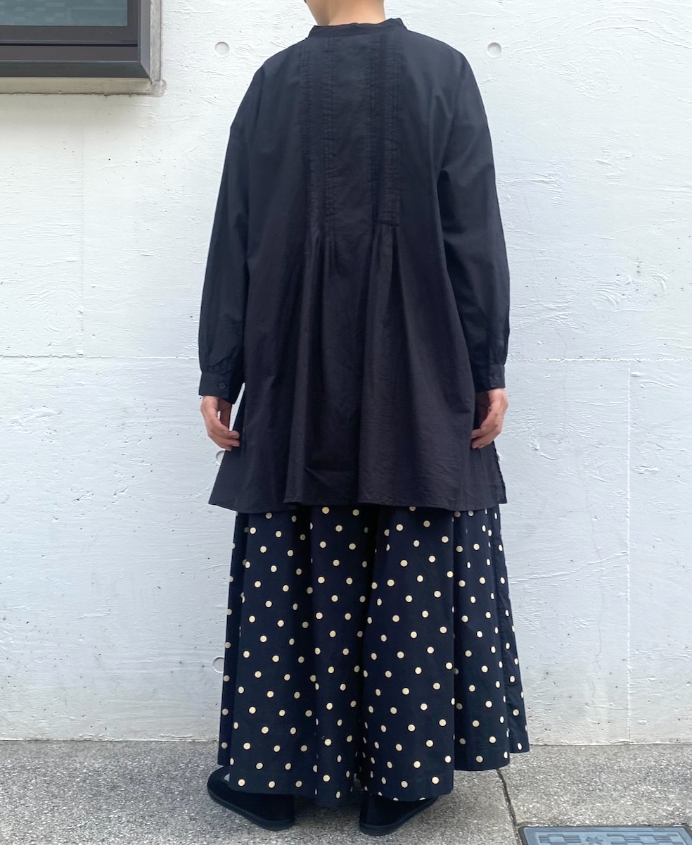 NSL24513(キュロット) 40s POPLIN DOT PRINT CULOTTES