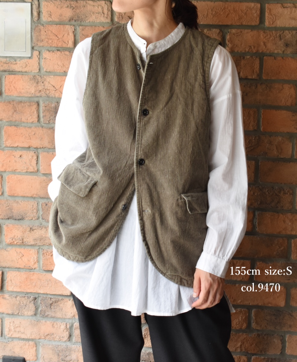 NVL2451C9D(ベスト) 9WALES CORDUROY VEST