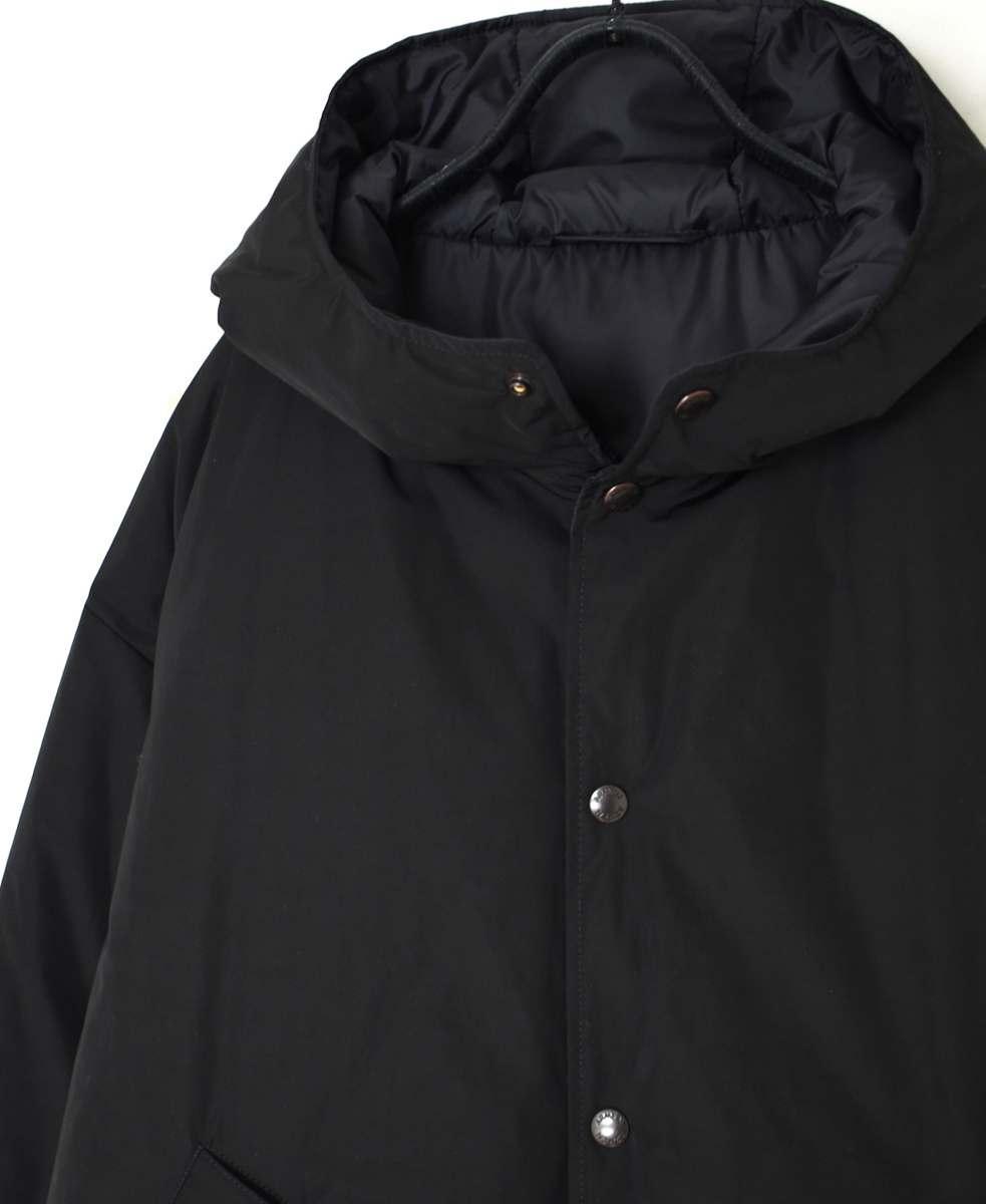 NAM2462 (ジャケット) POLY×COTTON REVERSIBLE DOWN SNAP FRONT HOODED JACKET