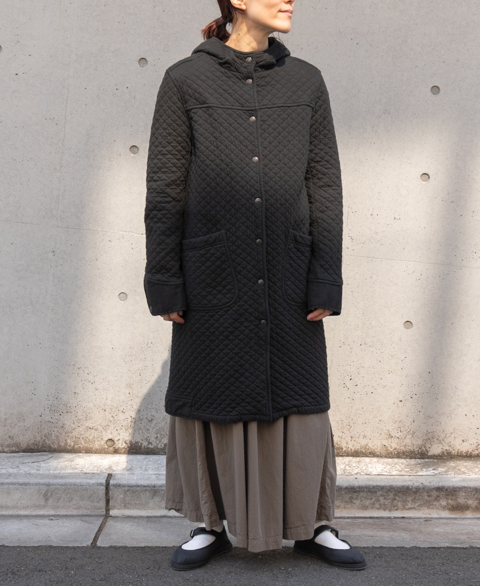 NAM0553 (コート) COTTON QUILT HOODED COAT