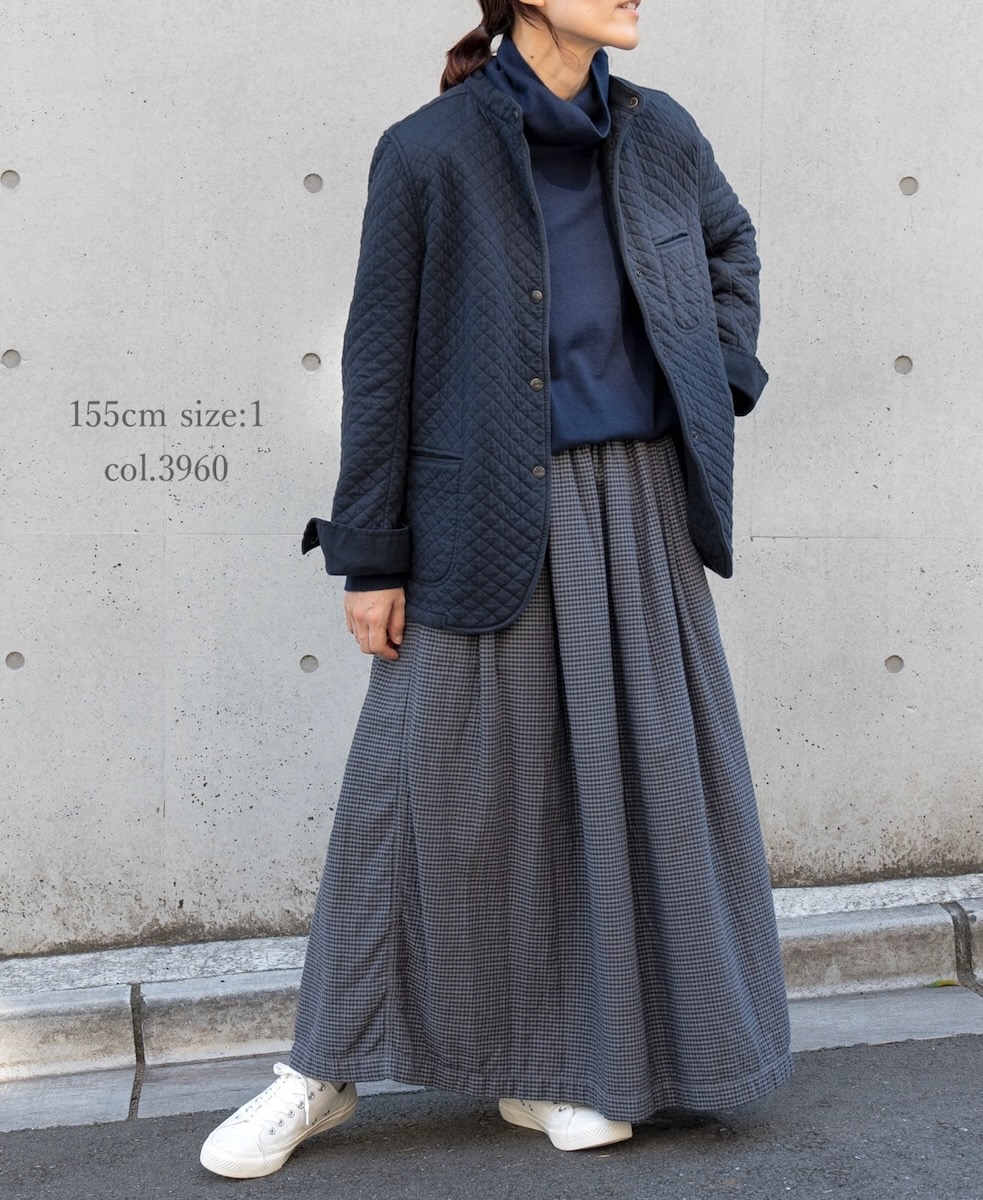 NAM2101 (ジャケット) COTTON QUILT STAND COLLAR JACKET