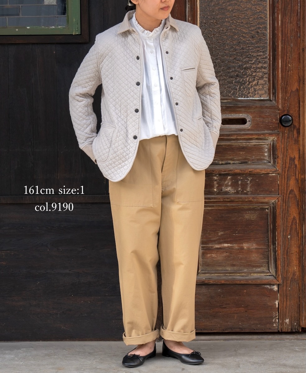 NAM0202B (ジャケット) COTTON QUILT SHIRTS COLLAR JACKET