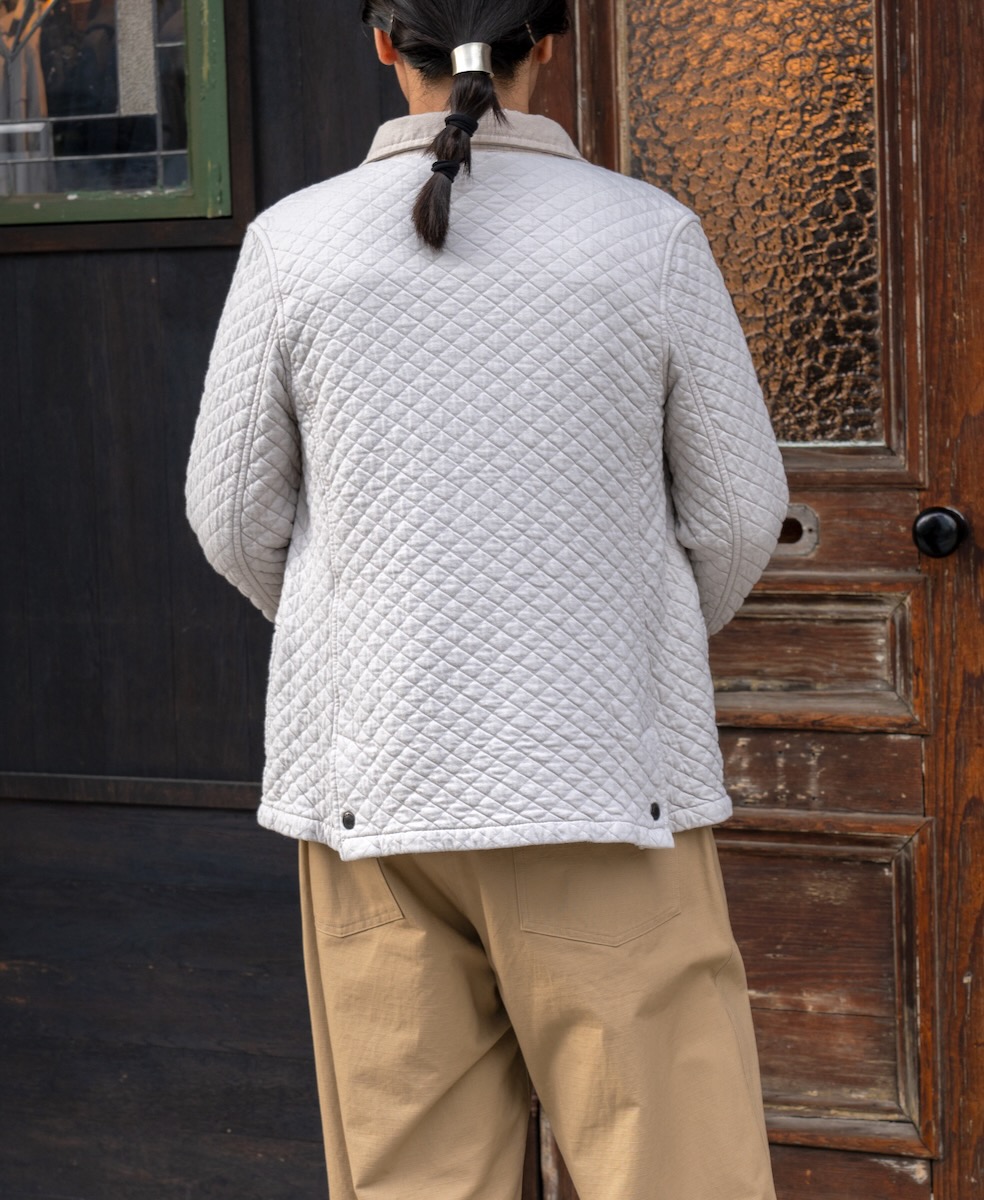 NAM0202B (ジャケット) COTTON QUILT SHIRTS COLLAR JACKET