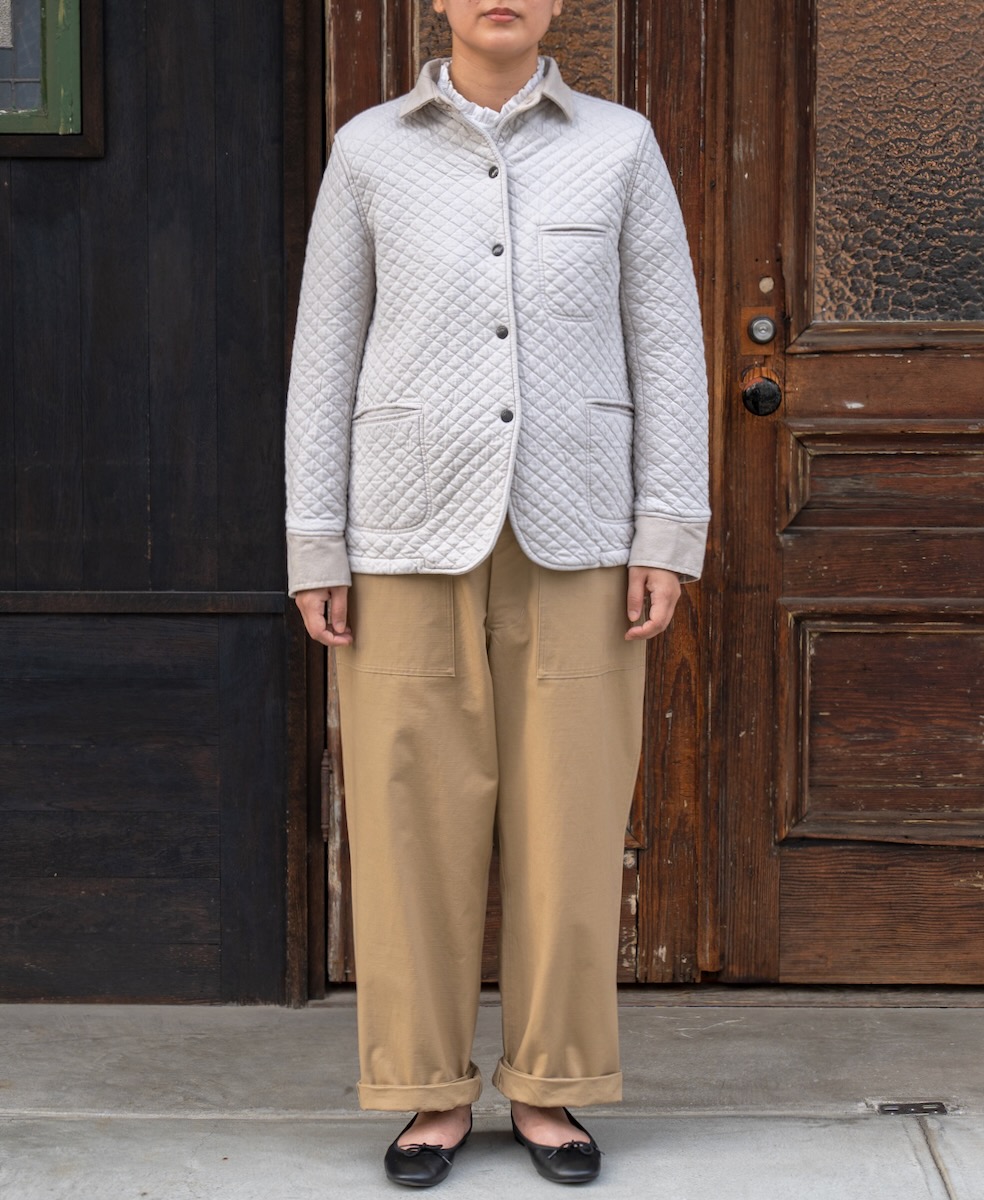 NAM0202B (ジャケット) COTTON QUILT SHIRTS COLLAR JACKET