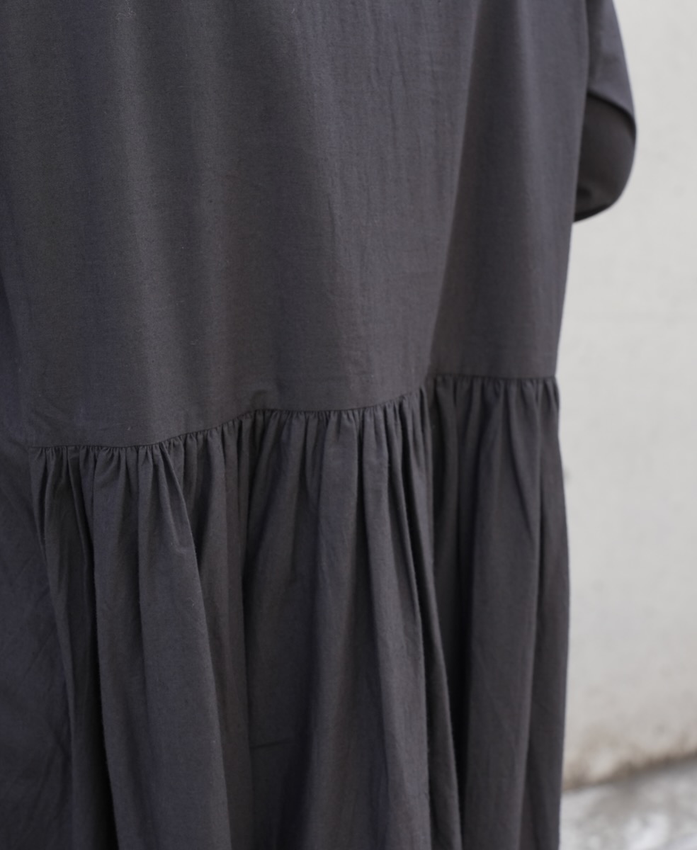 NSL24524(ワンピース) 40s POPLIN PLAIN REGULAR COLLAR DRESS