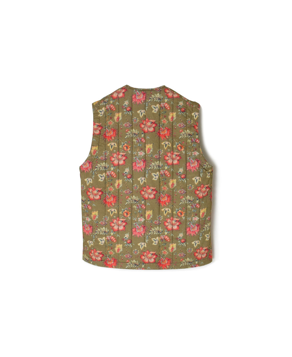 INSL24732(ジャケット) 60s CAMBRIC FLOWER PRINT V-NECK VEST