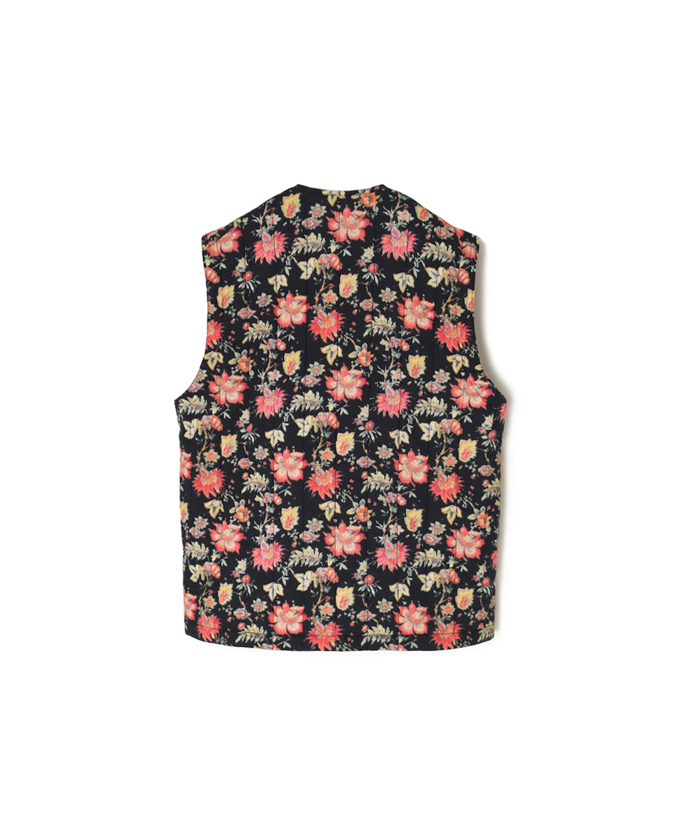 INSL24732(ジャケット) 60s CAMBRIC FLOWER PRINT V-NECK VEST