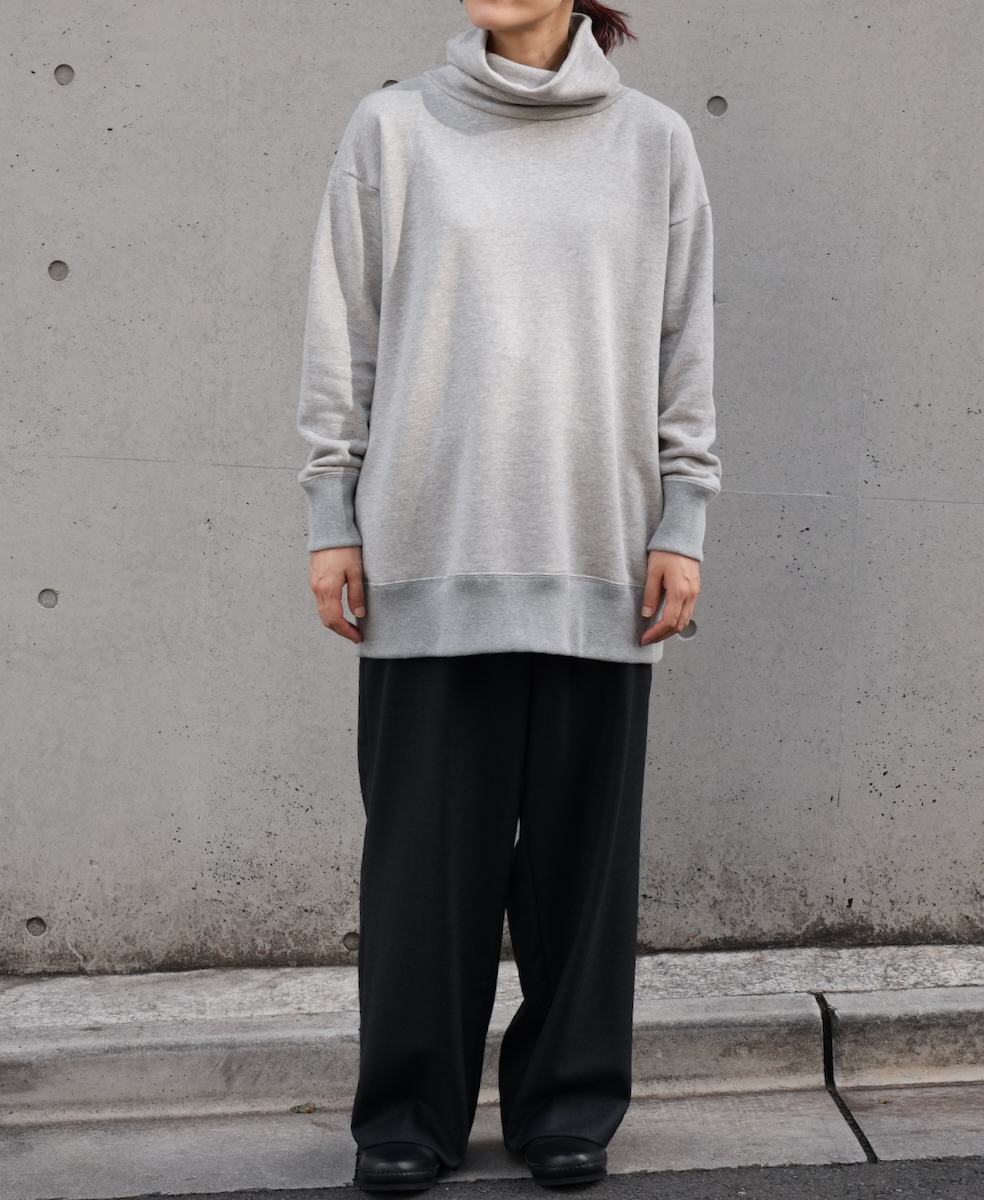 GNSL24551(プルオーバー) FRENCH TERRY TURTLE NECK