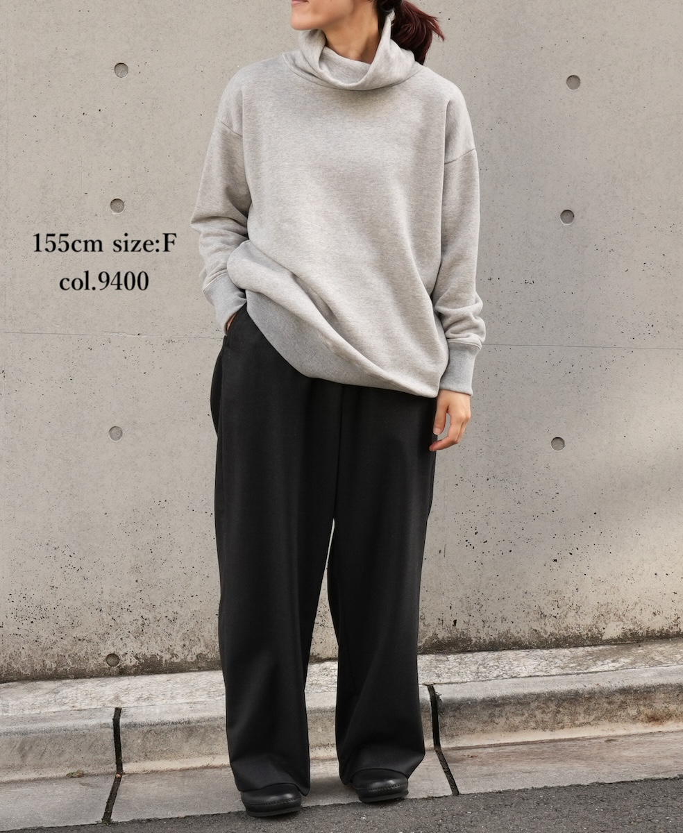 GNSL24551(プルオーバー) FRENCH TERRY TURTLE NECK