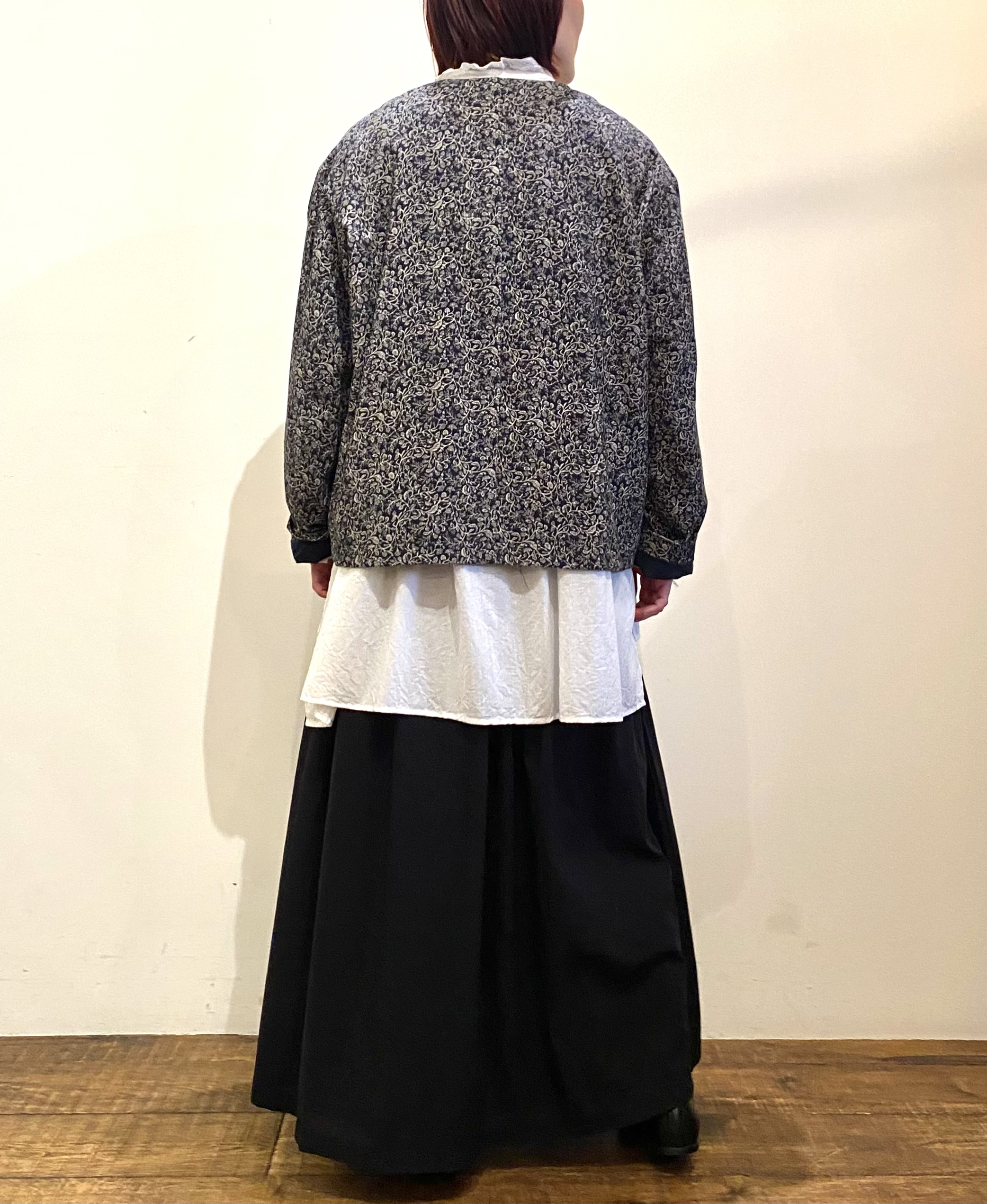 NSL24552 (スカート) 60s CAMBRIC PLAIN GATHERED SKIRT