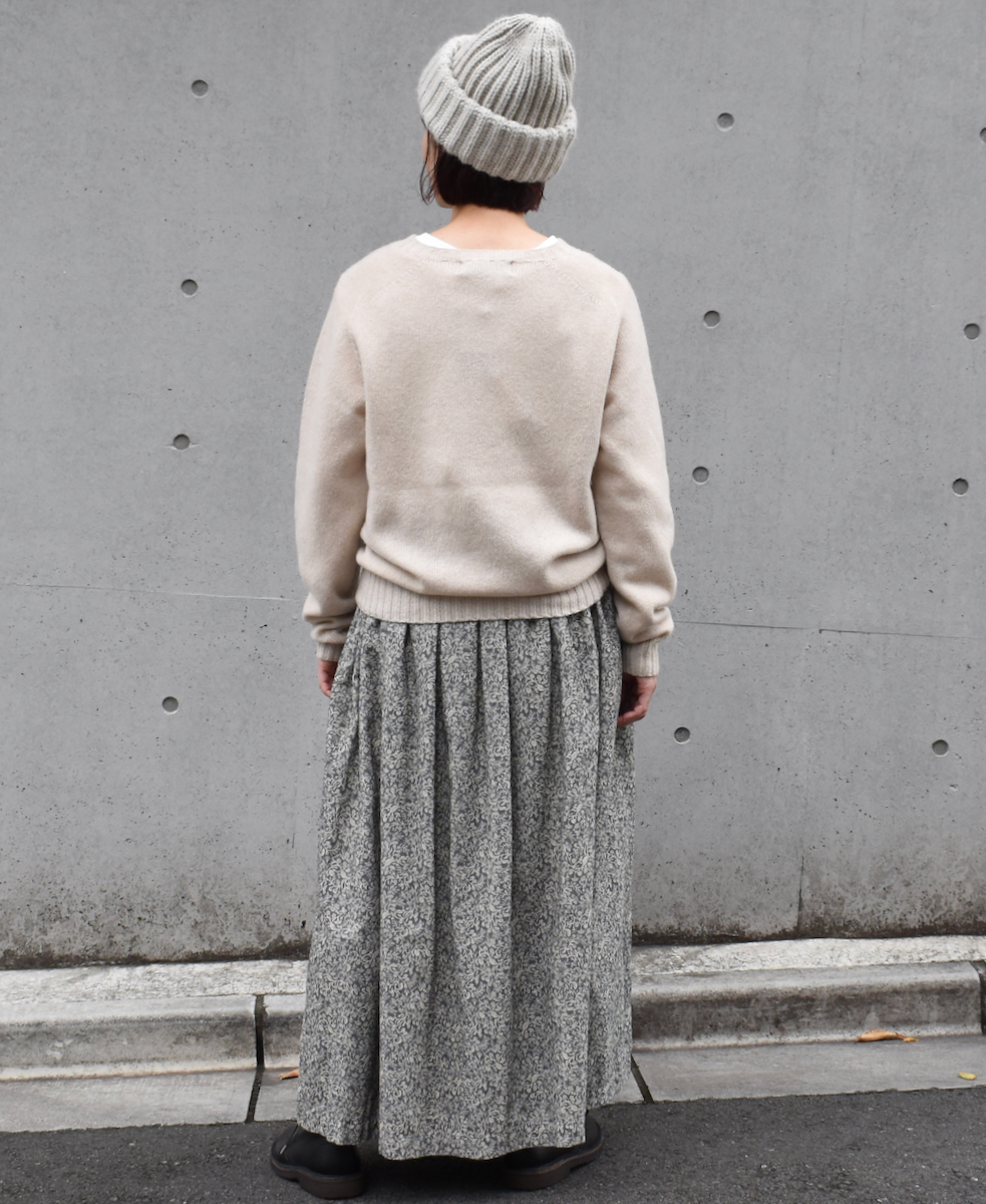 JNAMP1451 (ニット) GEELONG LAMBSWOOL CREW NECK SADDLE SHOULDER P/O