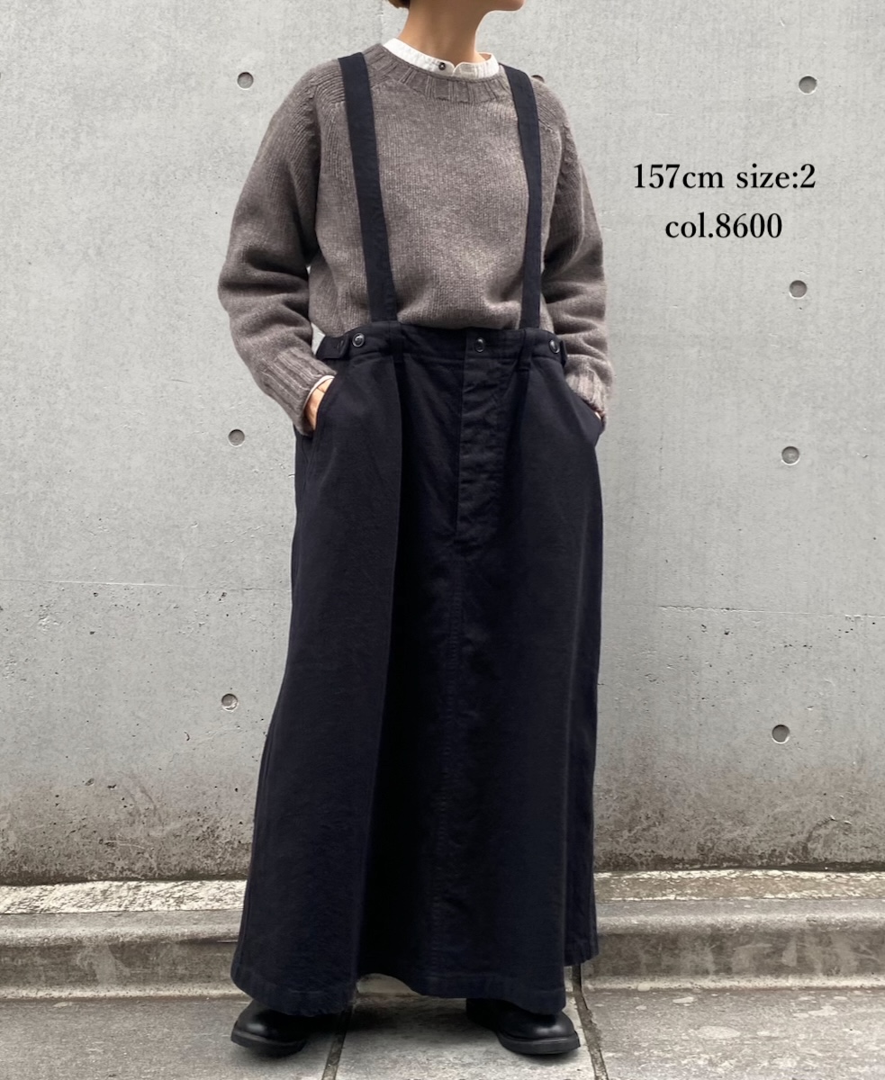 JNAMP2471(ニット) GEELONG LAMBSWOOL 2.5GG CREW NECK SADDLE SHOULDER P/O