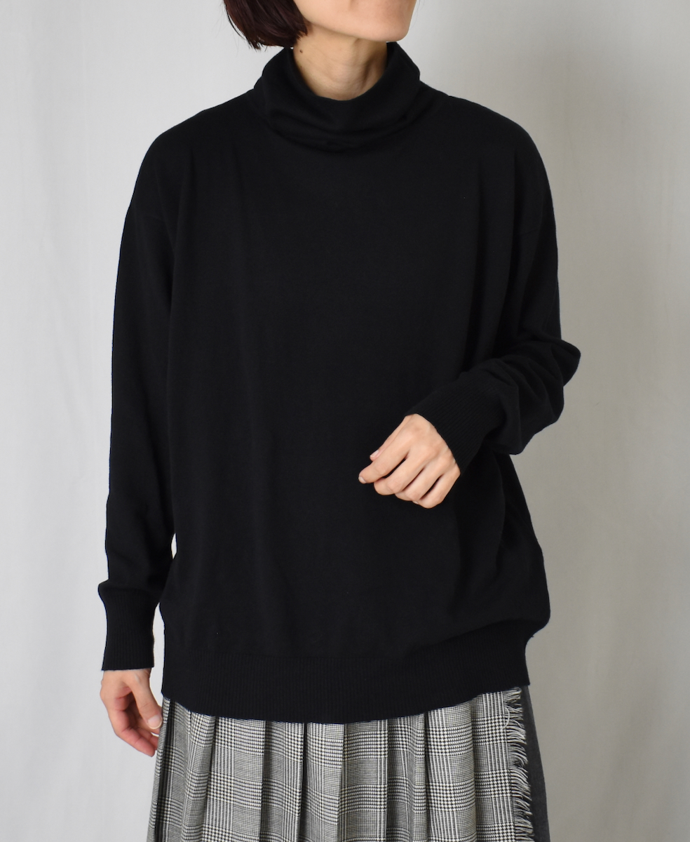 GNSL22731 (ニット) COTTON WOOL CASHMERE TURTLE NECK