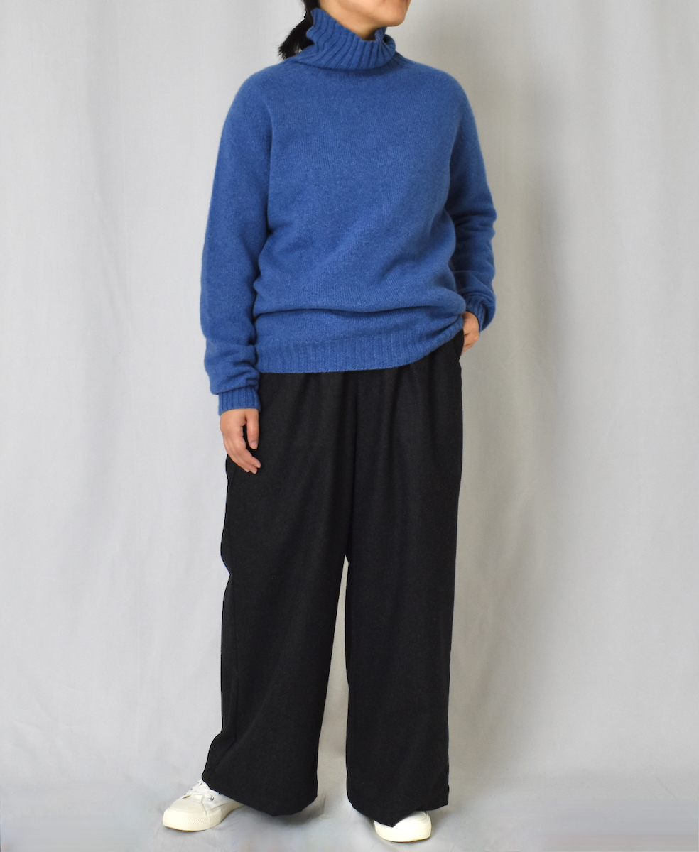 GNMDS2052WF(パンツ) WOOL FLANNEL EASY WIDE PANTS