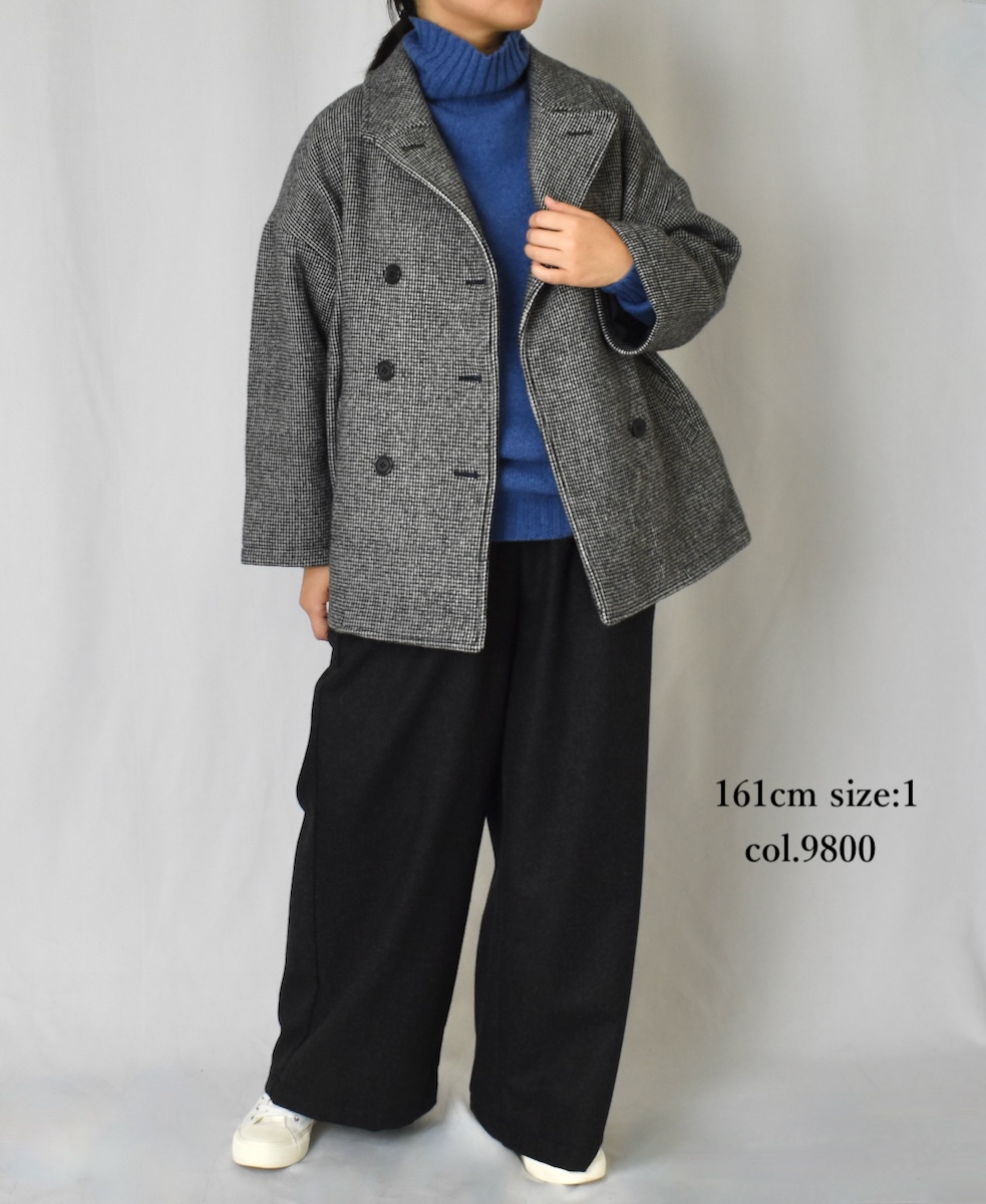 GNMDS2052WF(パンツ) WOOL FLANNEL EASY WIDE PANTS