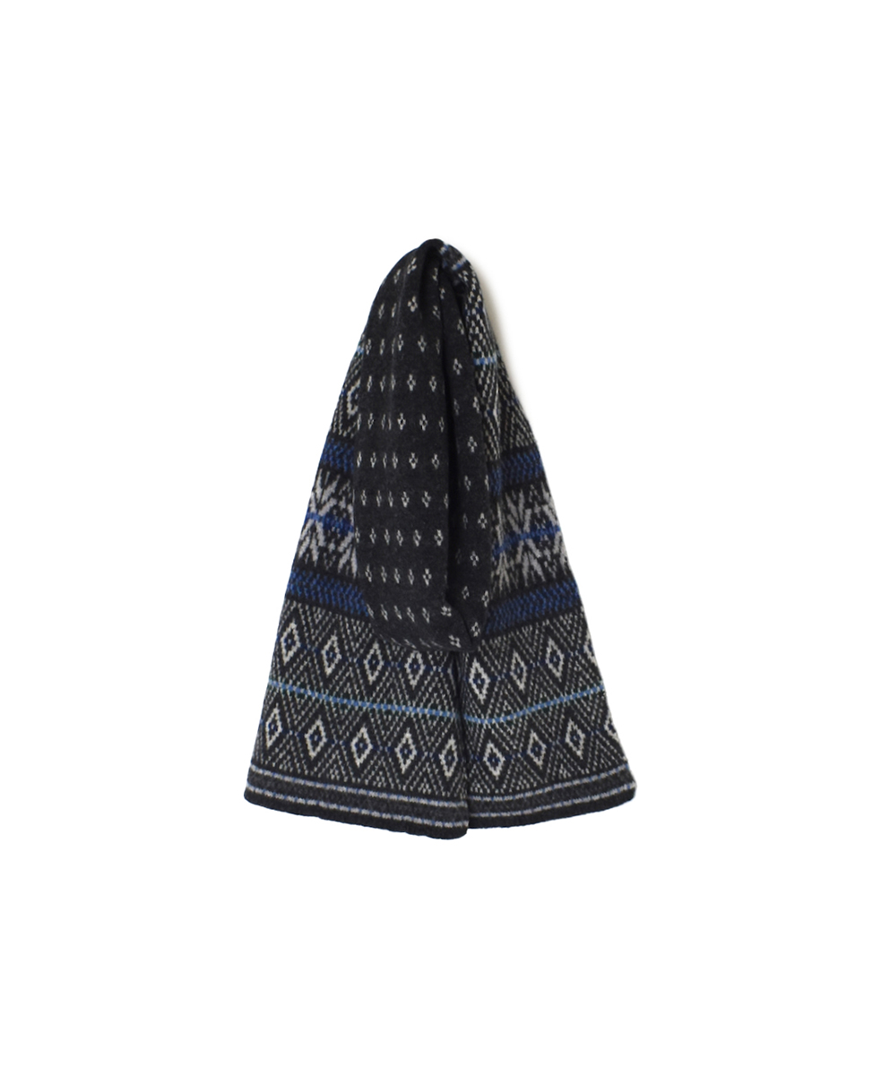 NGS2471(スカーフ) LAMBSWOOL SNOW JACQUARD SCARF