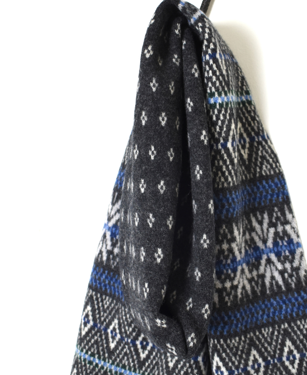 NGS2471(スカーフ) LAMBSWOOL SNOW JACQUARD SCARF