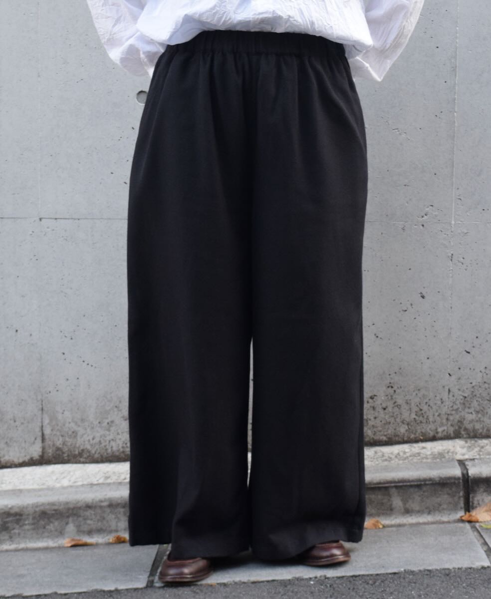 INSL24724(パンツ) COTTON WOOL TWILL WEAVE PLAIN EASY PANTS