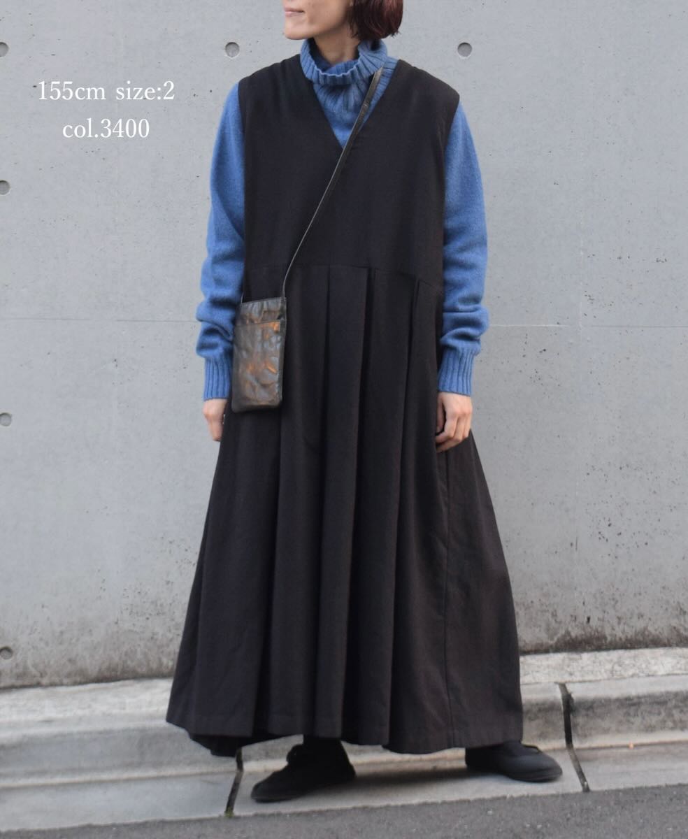 JNAMP1651 (ニット) GEELONG LAMBSWOOL POLO NECK SADDLE SHOULDER P/O