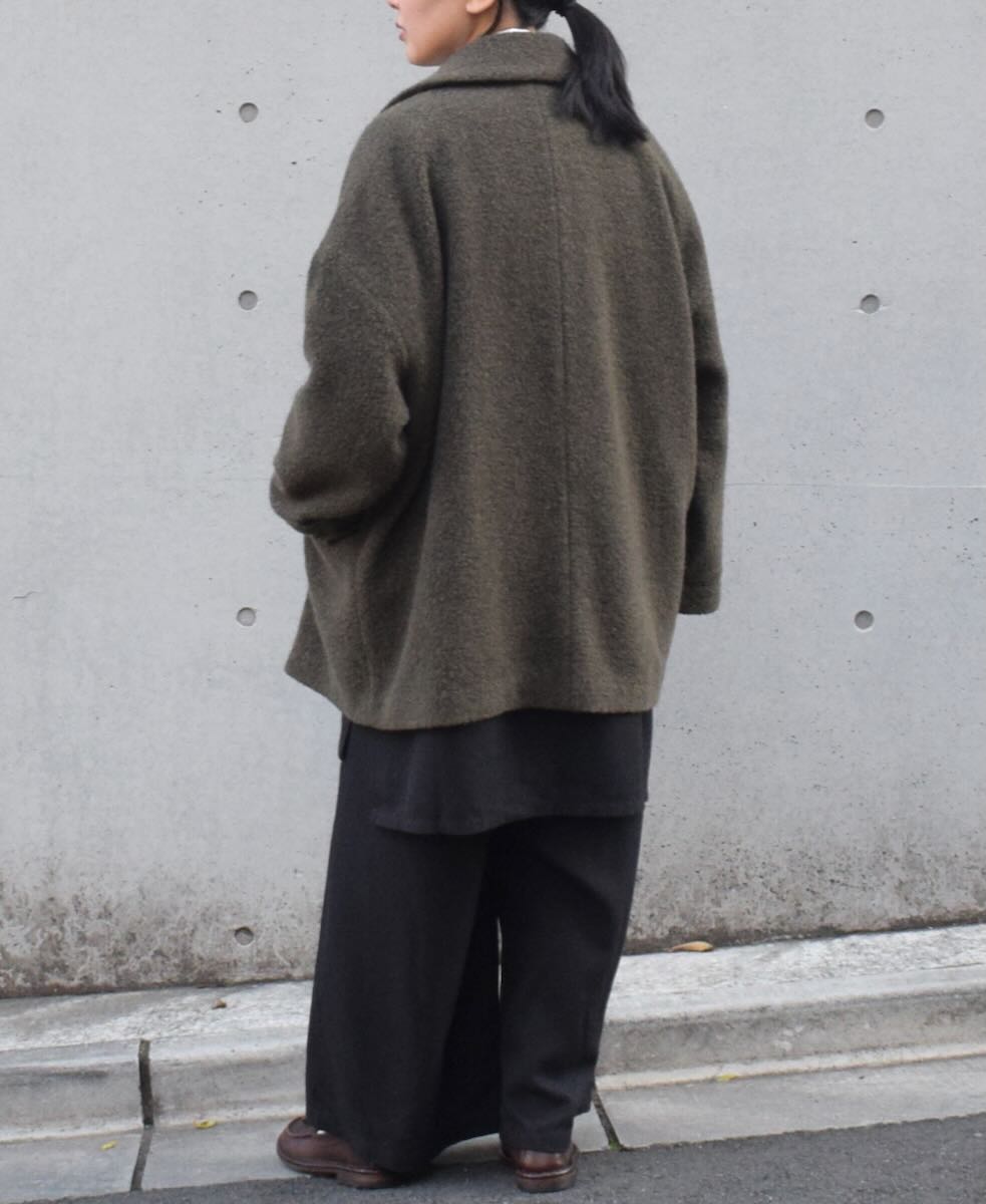 JNMDS2451(コート) RECYCLE BOA WOOL DOUBLE OVER COAT