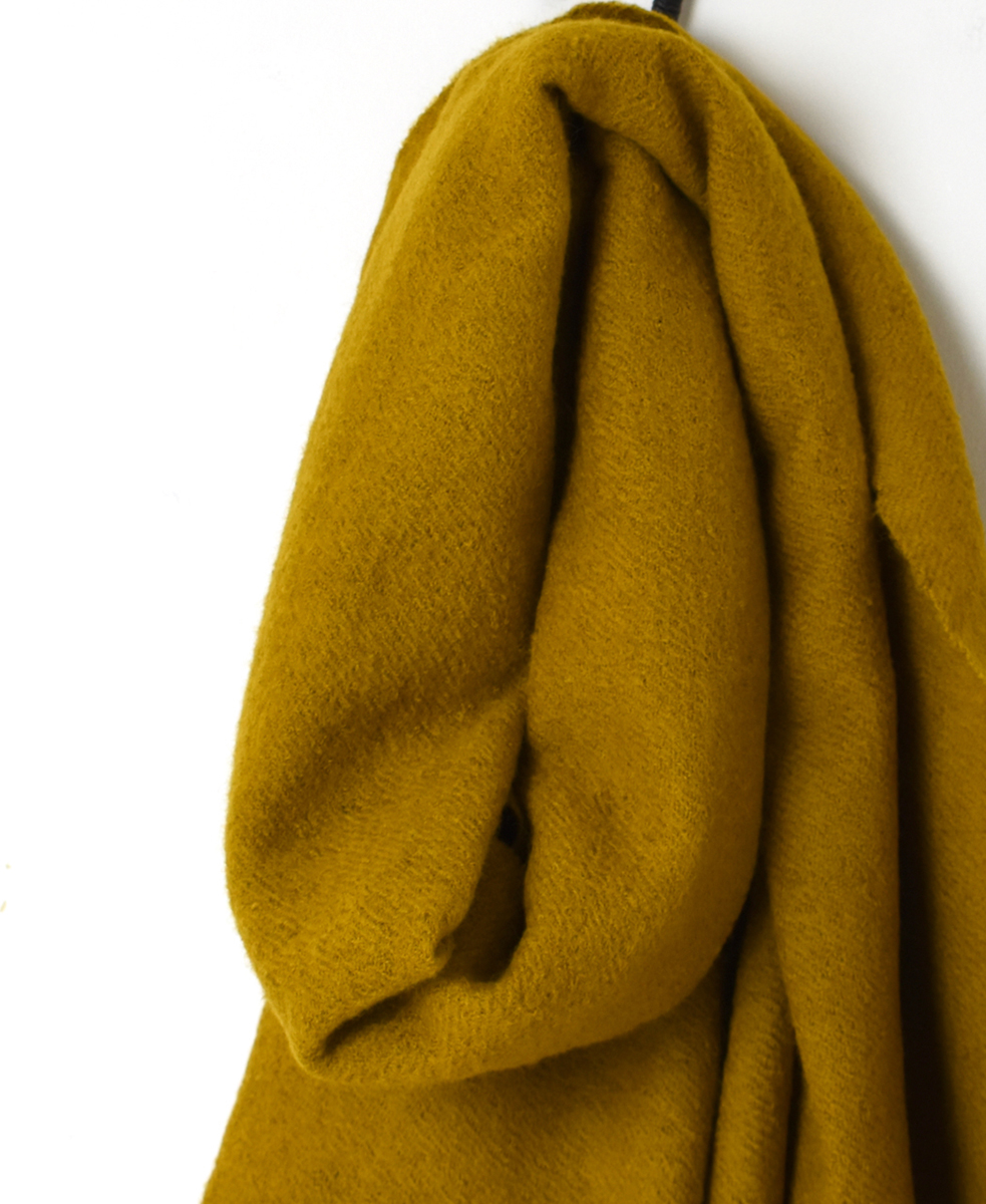 NSL17601 (ストール) MELANGE BOILED WOOL PLAIN STOLE