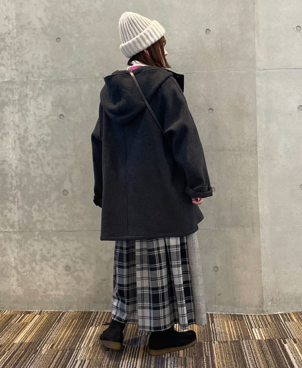 NHT2361WPL(コート) HEAVY WEIGHT WOOL TWILL HOODED SHORT COAT