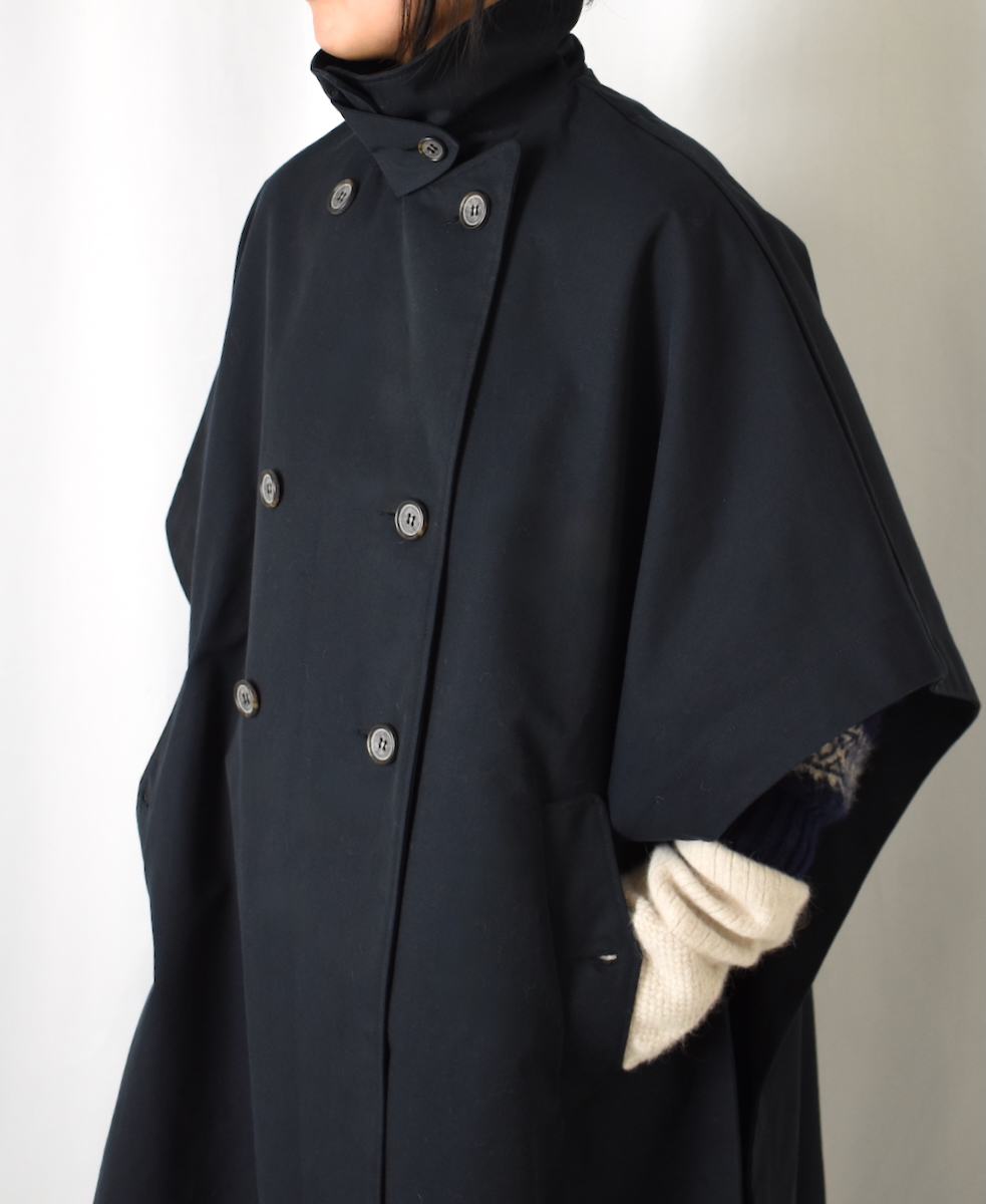 NMPA2451LP(ケープ) COTTON DOUBLE BREASTED CAPE