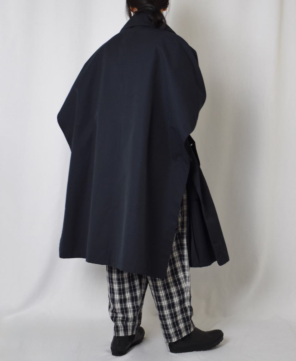 NMPA2451LP(ケープ) COTTON DOUBLE BREASTED CAPE