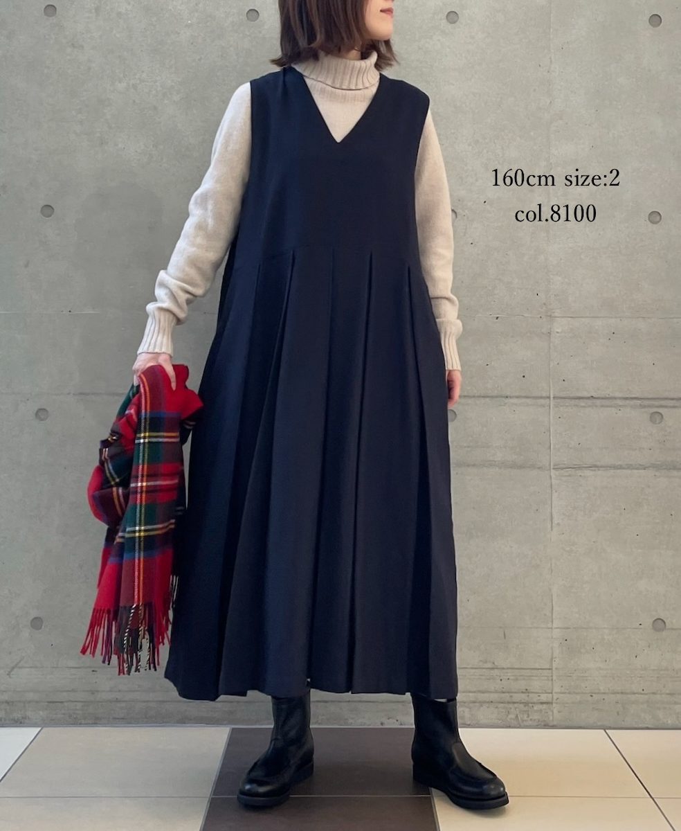 JNAMP1651 (ニット) GEELONG LAMBSWOOL POLO NECK SADDLE SHOULDER P/O