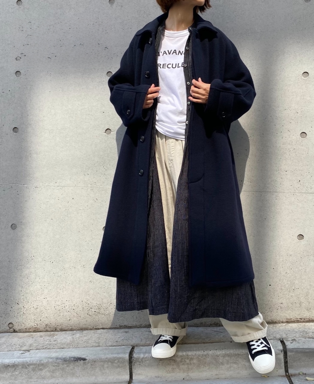 NHT1551WPR (コート) WOOL BALMACAAN COAT