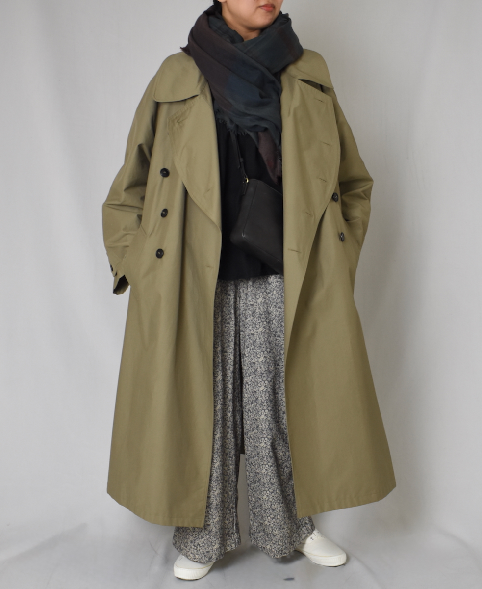 NHT2371KT(コート) COTTON NYLON DOUBLE OVER COAT