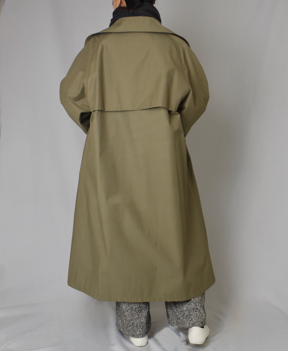 NHT2371KT(コート) COTTON NYLON DOUBLE OVER COAT