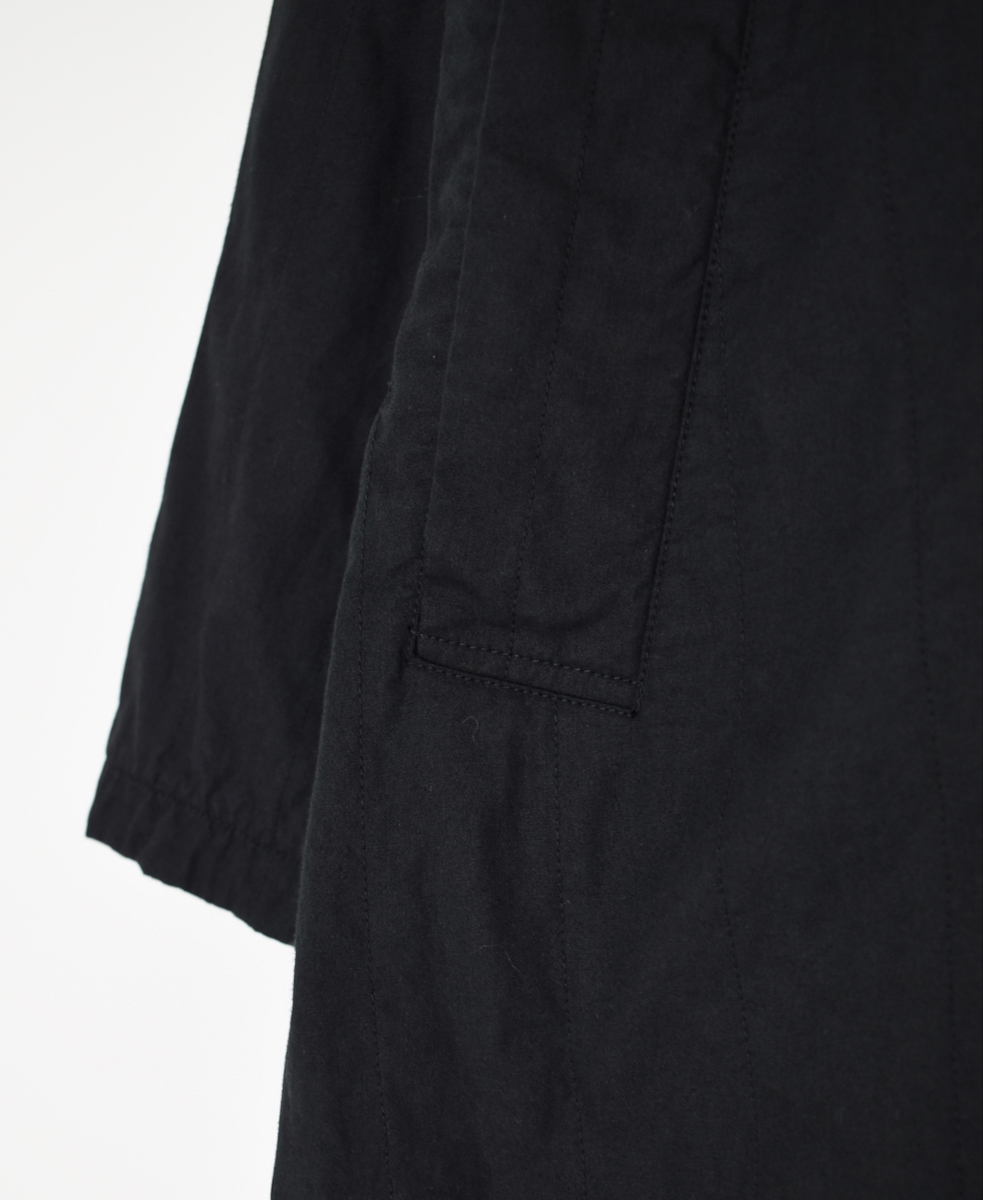 ●NMDS24631W(コート) 40s ORGANIC POPLIN RAGLAN SHORT COAT WITH VERTICAL STITCH