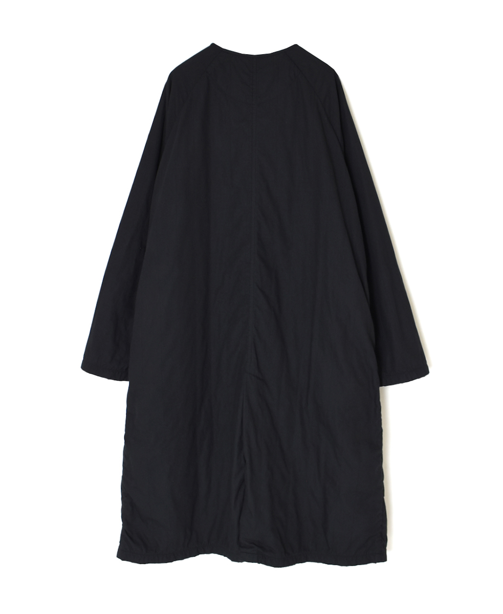 ●NMDS24632W(コート) 40s ORGANIC POPLIN RAGLAN COAT WITH VERTICAL STITCH