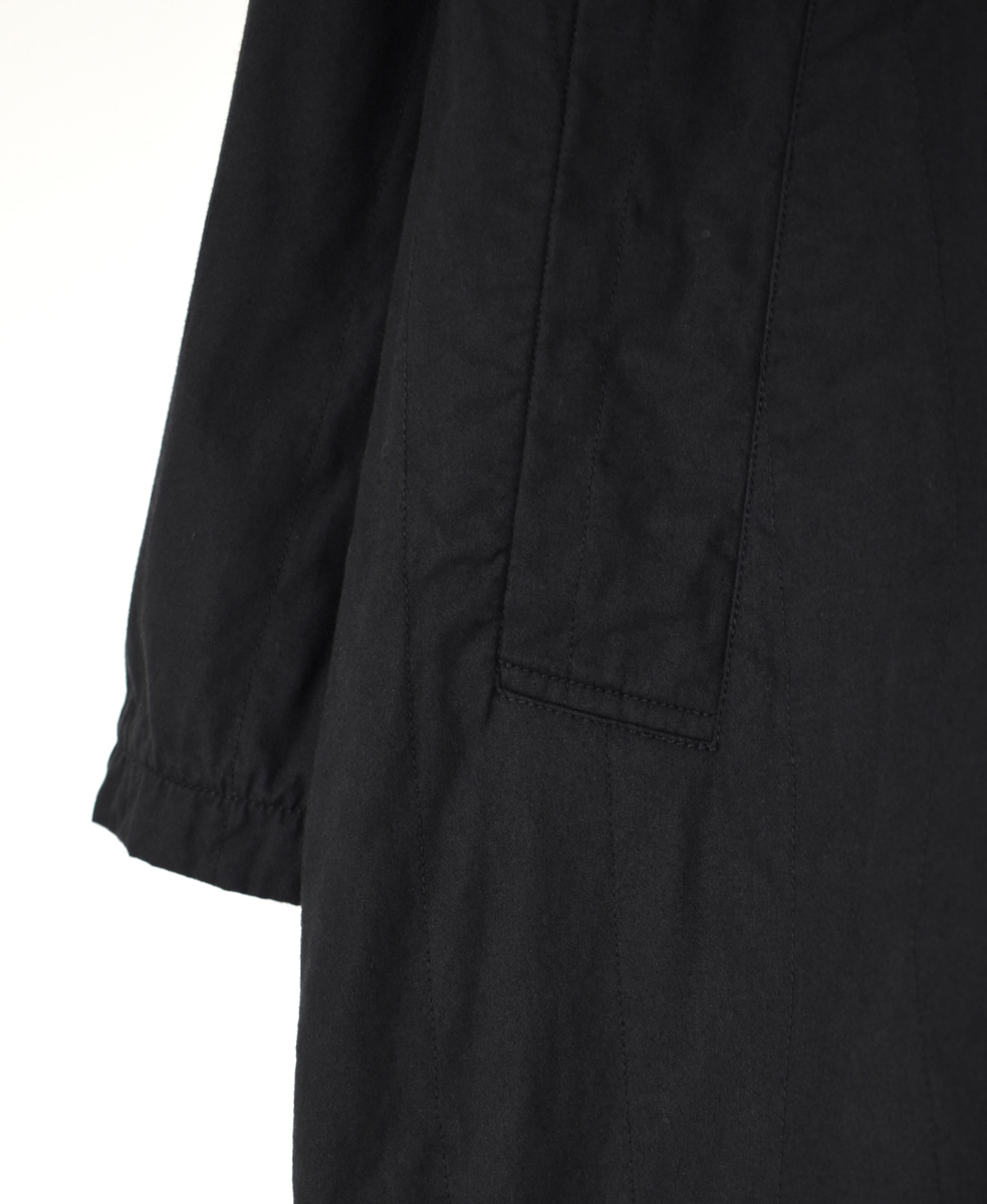 ●NMDS24632W(コート) 40s ORGANIC POPLIN RAGLAN COAT WITH VERTICAL STITCH