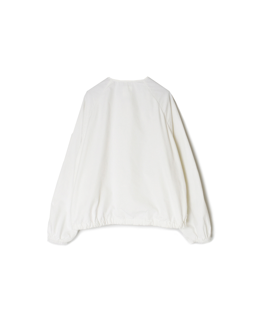 ●NMDS24633W(ジャケット) 40s ORGANIC POPLIN RAGLAN STRING JACKET