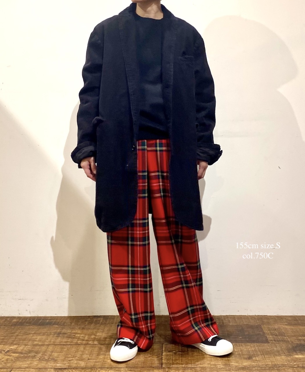 NOD2351 (パンツ) WORSTED WOOL TROUSERS