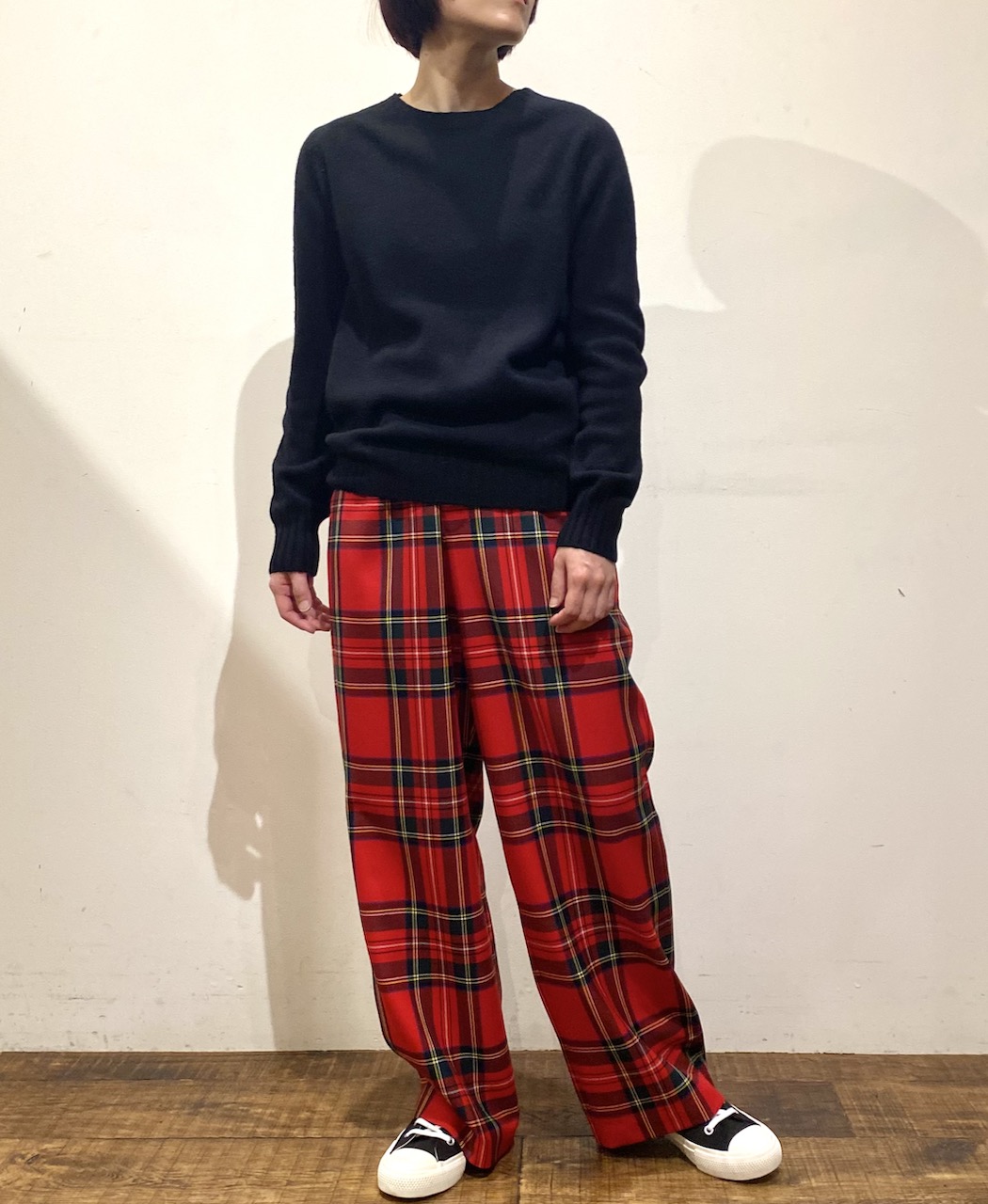 NOD2351 (パンツ) WORSTED WOOL TROUSERS