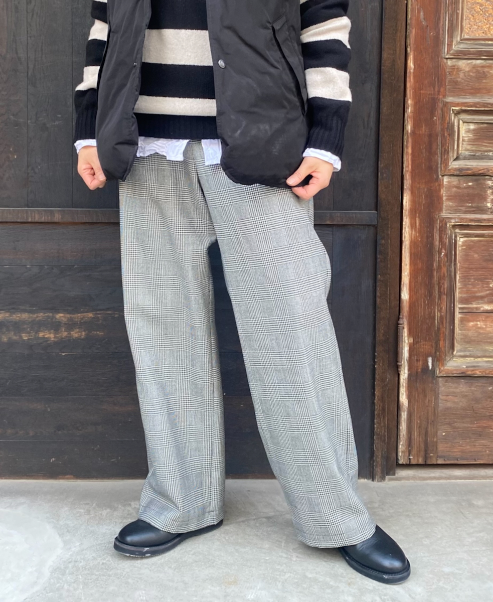 NOD2351 (パンツ) WORSTED WOOL TROUSERS