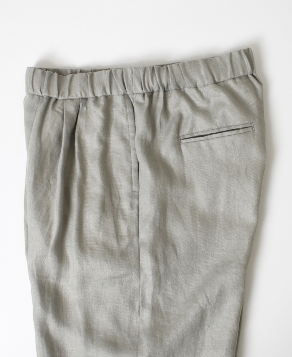 ●GNMDS2501NLT(パンツ) LINEN TWILL 2TUCK TAPERED EASY PANTS