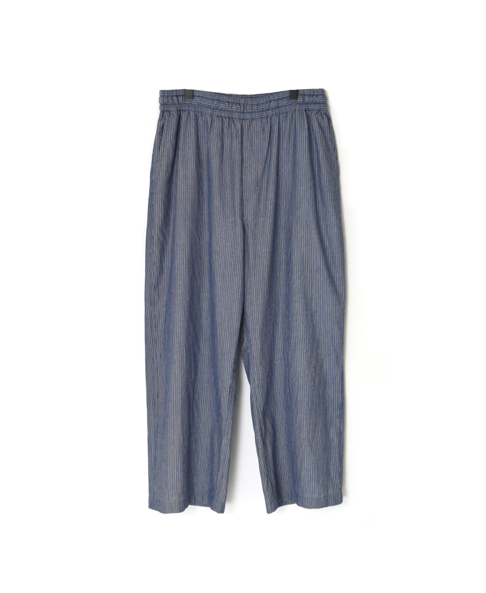 ●NVL2523(パンツ) POPLIN STRIPE EASY PANTS