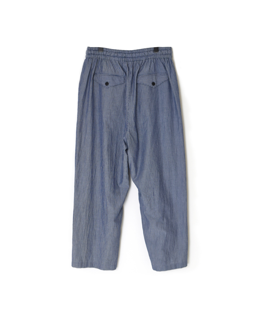 ●NVL2523(パンツ) POPLIN STRIPE EASY PANTS