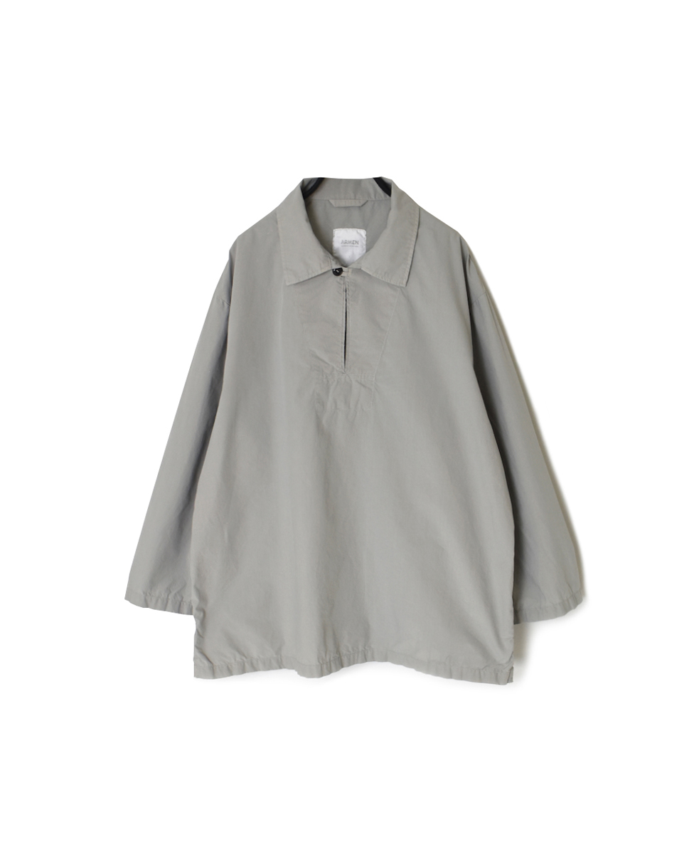 ISNAM2521D(シャツ) 50s POPLIN AUTOLOOM OVERDYE SKIPPER SHIRT