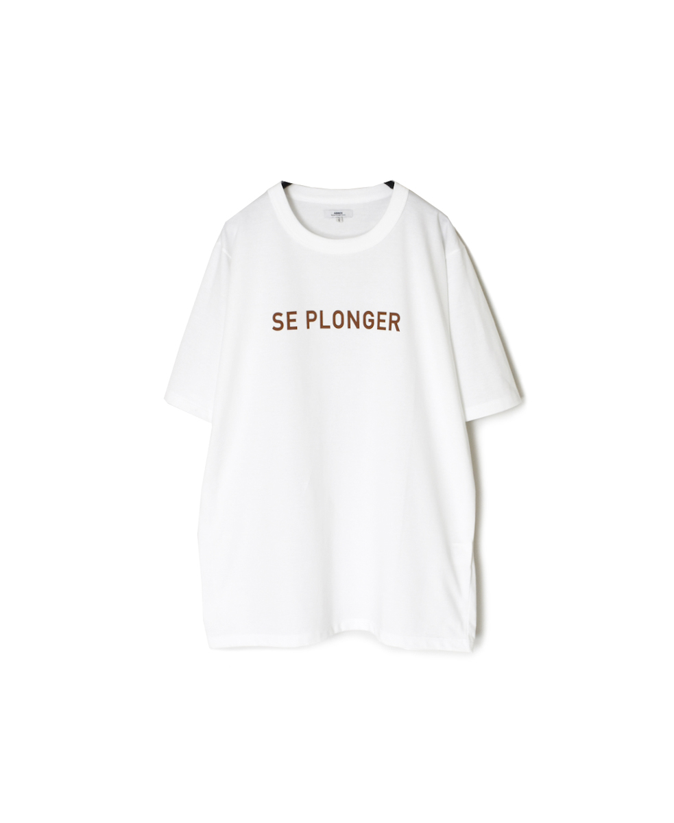 NFA1802P43(Tシャツ) "SE PLONGER" 4.4oz COTTON JERSEY CREW NECK OVERSIZED S/SL T-SHIRT