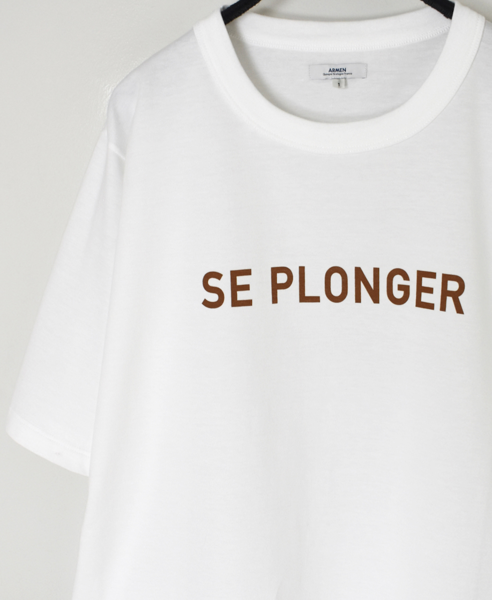 NFA1802P43(Tシャツ) "SE PLONGER" 4.4oz COTTON JERSEY CREW NECK OVERSIZED S/SL T-SHIRT