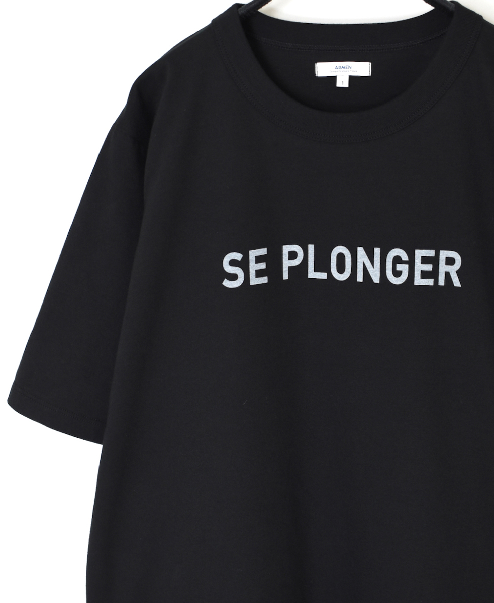 NFA1802P43(Tシャツ) "SE PLONGER" 4.4oz COTTON JERSEY CREW NECK OVERSIZED S/SL T-SHIRT