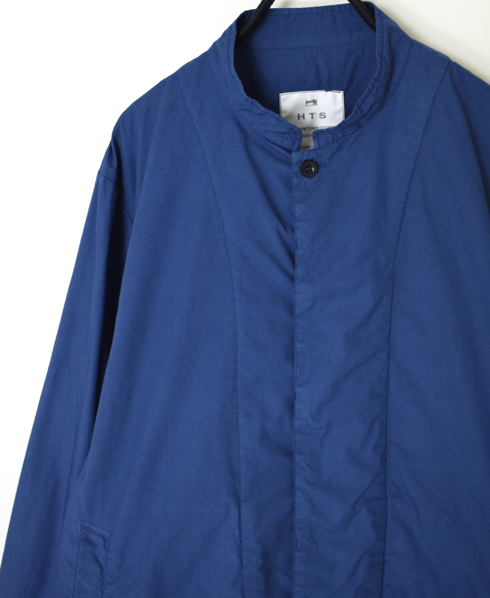 INHT2501CP(ジャケット) 60s COTTON POPLIN OVERDYE STAND COLLAR FLY FRONT JACKET