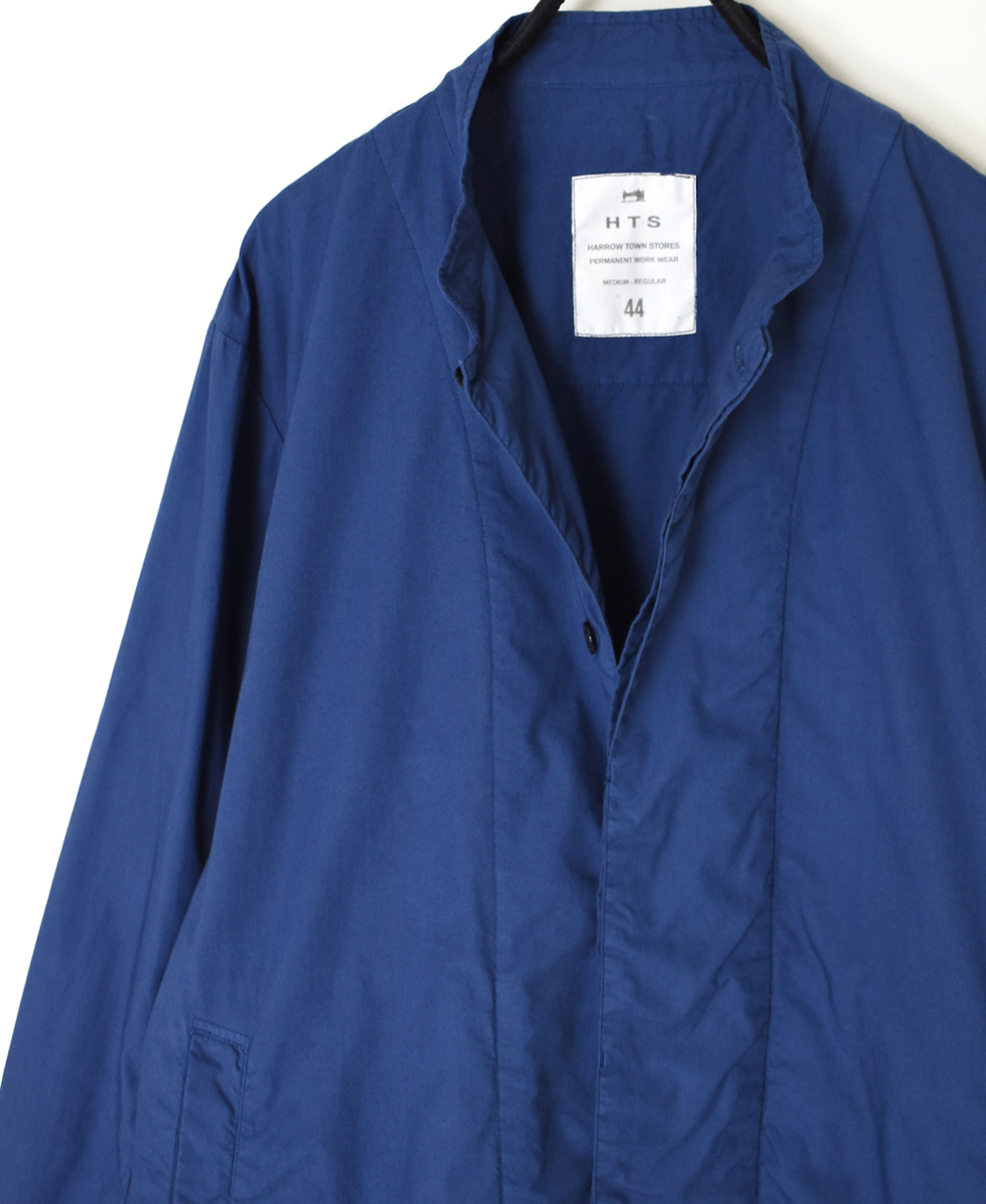 INHT2501CP(ジャケット) 60s COTTON POPLIN OVERDYE STAND COLLAR FLY FRONT JACKET