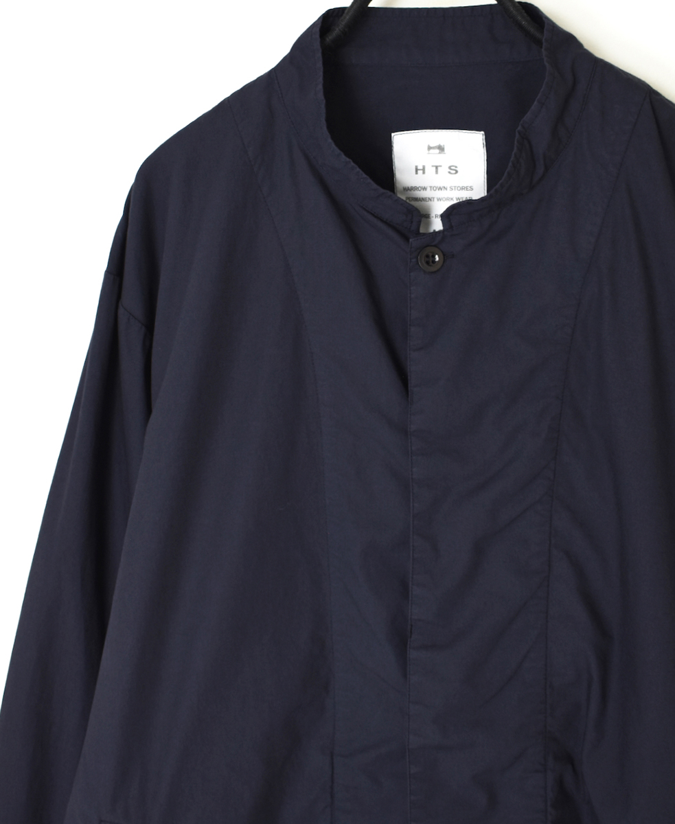 INHT2501CP(ジャケット) 60s COTTON POPLIN OVERDYE STAND COLLAR FLY FRONT JACKET