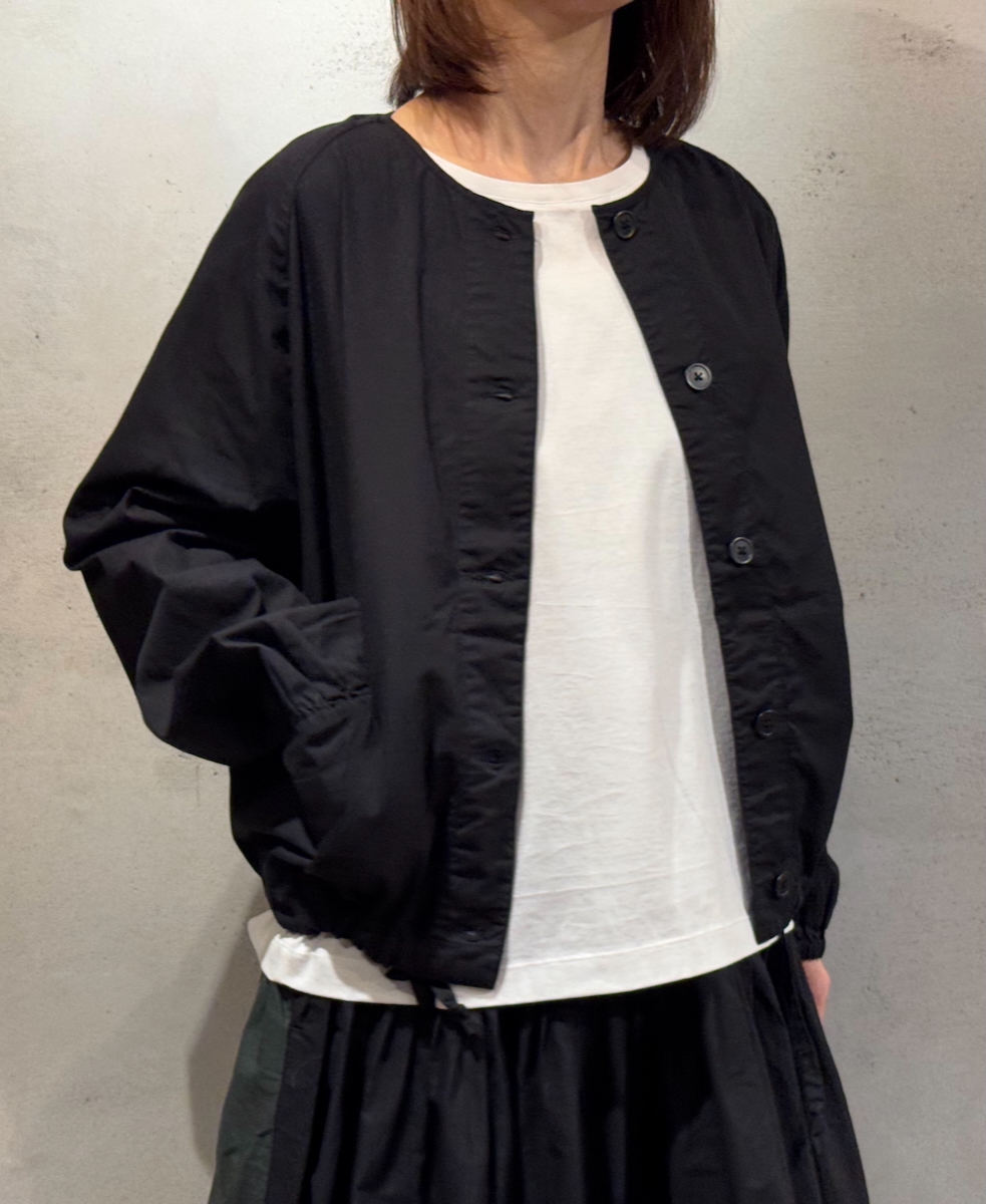 ●NMDS24633W(ジャケット) 40s ORGANIC POPLIN RAGLAN STRING JACKET